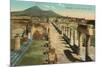 View of the Forum, Pompeii, Italy-null-Mounted Premium Giclee Print