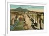 View of the Forum, Pompeii, Italy-null-Framed Art Print