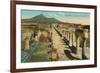 View of the Forum, Pompeii, Italy-null-Framed Art Print