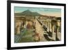 View of the Forum, Pompeii, Italy-null-Framed Art Print