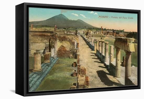 View of the Forum, Pompeii, Italy-null-Framed Stretched Canvas