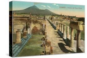 View of the Forum, Pompeii, Italy-null-Stretched Canvas