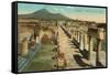 View of the Forum, Pompeii, Italy-null-Framed Stretched Canvas