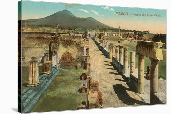 View of the Forum, Pompeii, Italy-null-Stretched Canvas