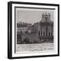 View of the Forum Romanum, Showing the Fiori Houses Presented to the Italian Government-null-Framed Giclee Print