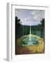 View of the Fountain Obelisk in the Gardens of Versailles (Louis XIV Promenade)-Pierre-Denis Martin-Framed Giclee Print