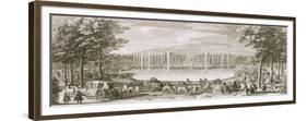 View of the Fountain of Neptune, Versailles-Jacques Rigaud-Framed Giclee Print