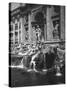 View of the Fountain of the Trevi-null-Stretched Canvas