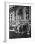 View of the Fountain of the Trevi-null-Framed Photographic Print