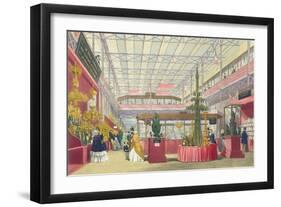 View of the France Section of the Great Exhibition of 1851, from Dickinson's Comprehensive Pictures-null-Framed Giclee Print