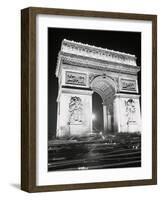 View of the French Arch of Triumph-null-Framed Photographic Print