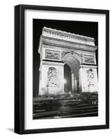 View of the French Arch of Triumph-null-Framed Photographic Print