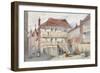 View of the French Horn Tavern, Holborn, London, 1840-Frederick Napoleon Shepherd-Framed Giclee Print