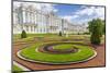 View of the French-Style Formal Gardens at the Catherine Palace, Tsarskoe Selo, St. Petersburg-Michael Nolan-Mounted Photographic Print