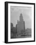 View of the Freshly Cleaned Pure Oil Building-null-Framed Photographic Print