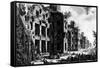 View of the Frigidarium at the Baths of Diocletian, from the 'Views of Rome' Series, C.1760-Giovanni Battista Piranesi-Framed Stretched Canvas