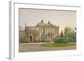 View of the Front of Carroun House, South Lambeth Road, Lambeth, London, 1887-John Crowther-Framed Giclee Print