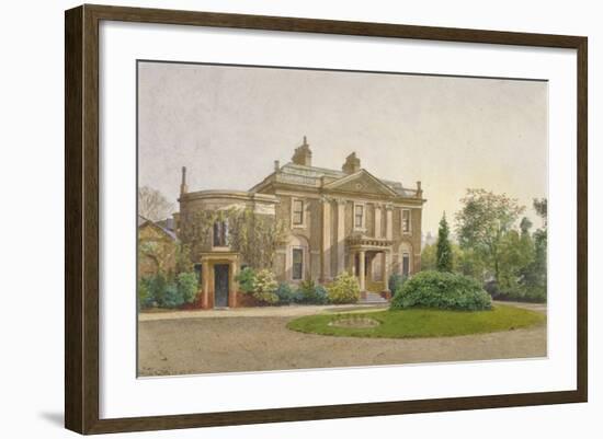 View of the Front of Carroun House, South Lambeth Road, Lambeth, London, 1887-John Crowther-Framed Giclee Print
