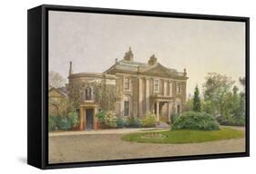 View of the Front of Carroun House, South Lambeth Road, Lambeth, London, 1887-John Crowther-Framed Stretched Canvas