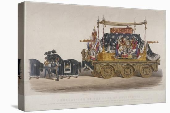 View of the Funeral Car of the Duke of Wellington, 1852-Richard Redgrave-Stretched Canvas