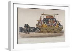 View of the Funeral Car of the Duke of Wellington, 1852-Richard Redgrave-Framed Giclee Print