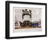 View of the Funeral Procession of Lord Nelson, London, 1806-Edward Orme-Framed Giclee Print