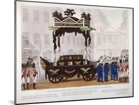 View of the Funeral Procession of Lord Nelson, London, 1806-Edward Orme-Mounted Giclee Print