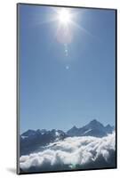 View of the Furkapass in the Bernese Oberland, Lauteraarhorn, Switzerland-Rainer Mirau-Mounted Photographic Print