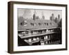 View of the Galleries at the Oxford Arms Inn, Warwick Lane, from the Roof, City of London, 1875-null-Framed Photographic Print