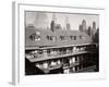 View of the Galleries at the Oxford Arms Inn, Warwick Lane, from the Roof, City of London, 1875-null-Framed Photographic Print