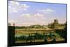 View of the Gardens and Palace of the Tuileries from the Quai D'Orsay, 1813-Etienne Bouhot-Mounted Premium Giclee Print