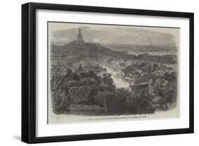 View of the Gardens and the Buddhist Temple in the Imperial City, Pekin-Richard Principal Leitch-Framed Giclee Print