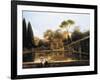 View of the Gardens of Villa D'Este in Tivoli, 1811-Pierre Athanase Chauvin-Framed Giclee Print