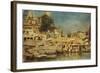 View of the Ghats at Benares, 1873-Edwin Lord Weeks-Framed Giclee Print