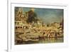 View of the Ghats at Benares, 1873-Edwin Lord Weeks-Framed Giclee Print