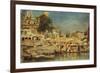 View of the Ghats at Benares, 1873-Edwin Lord Weeks-Framed Giclee Print