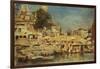 View of the Ghats at Benares, 1873-Edwin Lord Weeks-Framed Giclee Print