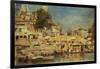 View of the Ghats at Benares, 1873-Edwin Lord Weeks-Framed Giclee Print