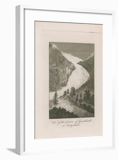 View of the Glaciers of Grindelwald-null-Framed Giclee Print