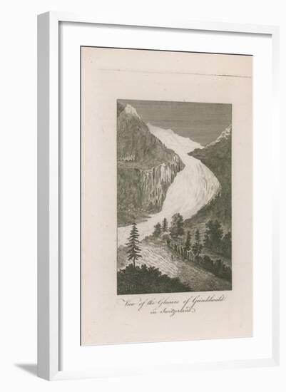 View of the Glaciers of Grindelwald-null-Framed Giclee Print