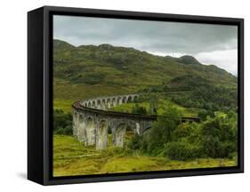 View of the Glenfinnan Viaduct, Highlands, Scotland, United Kingdom, Europe-Karol Kozlowski-Framed Stretched Canvas