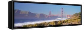 View of the Golden Gate Bridge, San Francisco, California, Usa-null-Framed Stretched Canvas