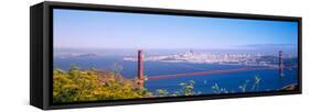 View of the Golden Gate Bridge, San Francisco, California, USA-null-Framed Stretched Canvas