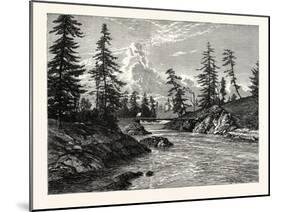 View of The Gorge-null-Mounted Giclee Print