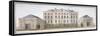 View of the Governor's House at Knightsbridge Barracks, Westminster, London, C1810-null-Framed Stretched Canvas