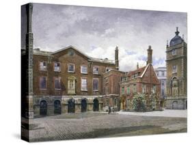 View of the grammar school at Christ's Hospital, Newgate Street, City of London, 1881-John Crowther-Stretched Canvas