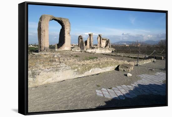 View of the Grand Atrium of the Quintili's Villa-Oliviero Olivieri-Framed Stretched Canvas