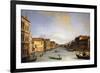 View of the Grand Canal, 1726-1728-Canaletto-Framed Giclee Print