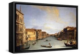 View of the Grand Canal, 1726-1728-Canaletto-Framed Stretched Canvas
