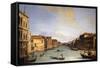 View of the Grand Canal, 1726-1728-Canaletto-Framed Stretched Canvas